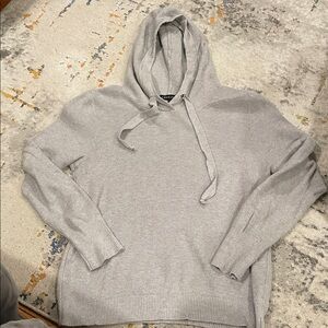 Chic Light Gray Women's Hoodie